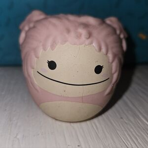 Squishmallows Squooshems Brina The Pink Bigfoot 2" Stress Squeeze Ball